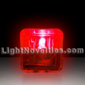 Red Ice Cube w/ Red LED Light